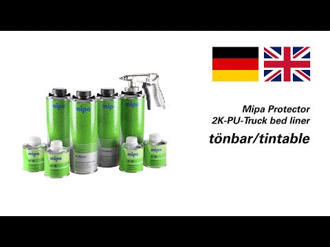 Mipa Protector Bedliner Tintable 4L Kit with Underbody Gun