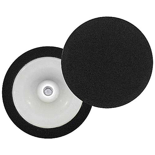 150mm Buff Pad Black With Backing Plate