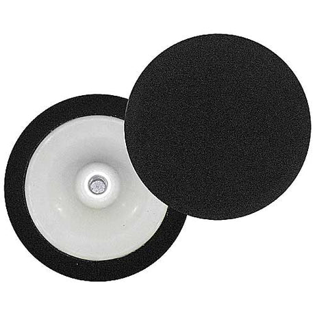 150mm Buff Pad Black With Backing Plate